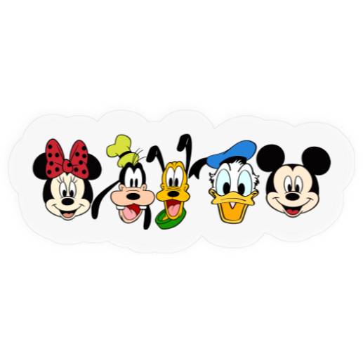 Mickey & Co Stickers, Unisex Stickers, Disney Stickers, Disney Friends Stickers