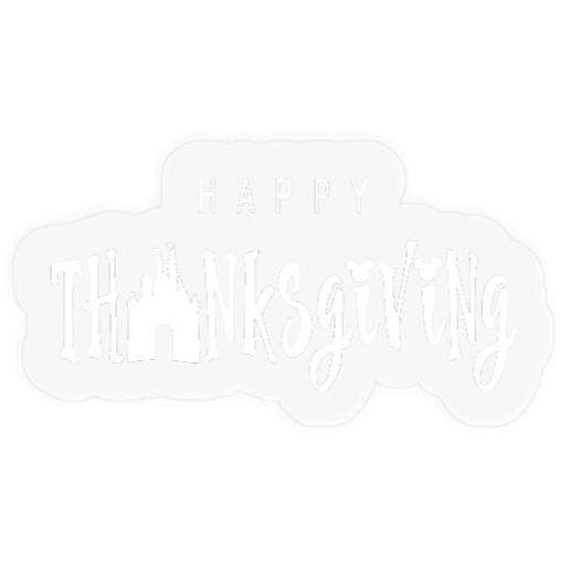 Happy Thanksgiving Disney Stickers
