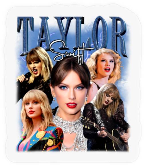 Discover Taylor 90s Vintage Stickers, Taylor The Eras Tour Stickers