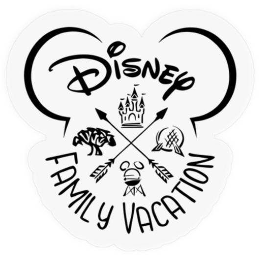 Disney Family Vacation Stickers, Disney Castle Stickers, Disney Trip Stickers
