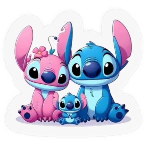 Lilo And Stitch , Stitch Angel , Lilo and Stitch , Funny Stitch, Disney Family Stickers