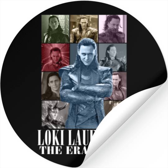 Loki Laufeyson Eras tour Unisex Softstyle Stickers