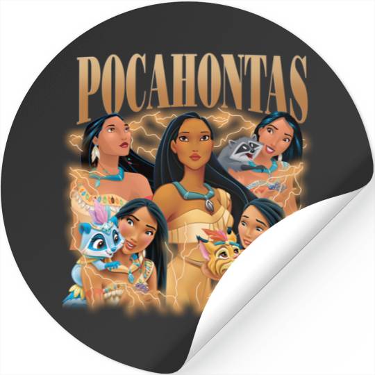 Disney Pocahontas Princess Homage Stickers, Disney Princess