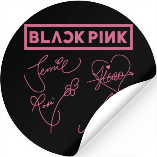 Black Pink Signatures Stickers, Black Pink Blink Gift Stickers, Black Pink World Tour 2025 Stickers, Black Pink Graphic Stickers, Kpop Black Pink Merch