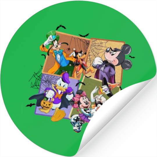Vintage Disney Halloween Stickers