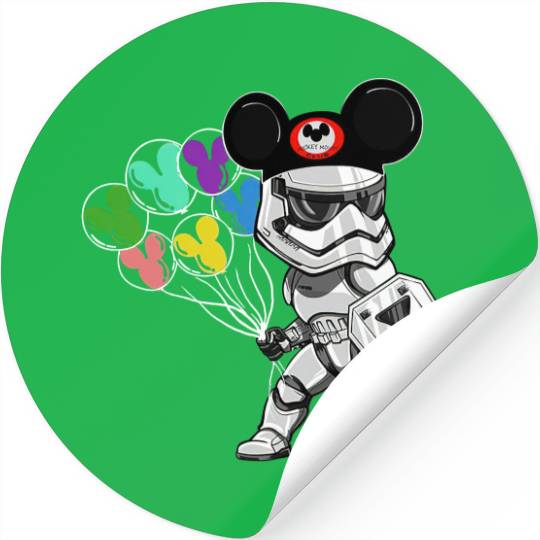 Star War Balloon Family Disney Vacation Stickers