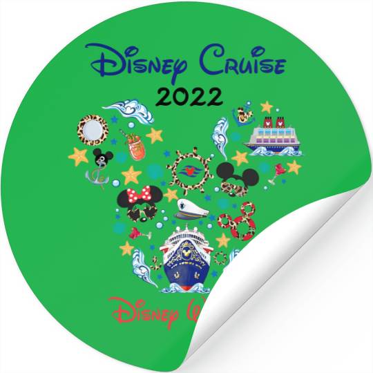 Disney Cruise 2022 Stickers, Disney Cruise Line Stickers,