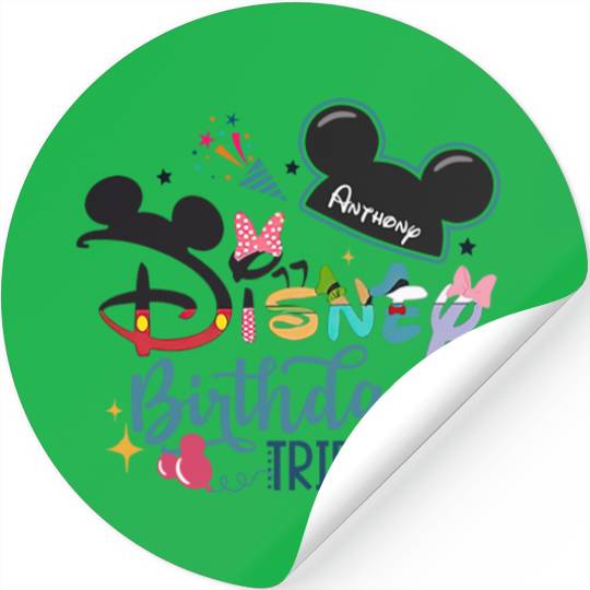 Custom Family Disney Birthday Trip, My First Disney Trip Sticker, Disney Trip 2022 Stickers