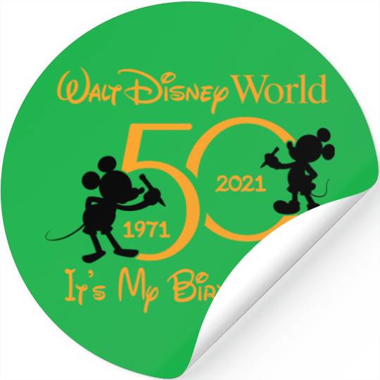 Disney 50th Anniversary Stickers