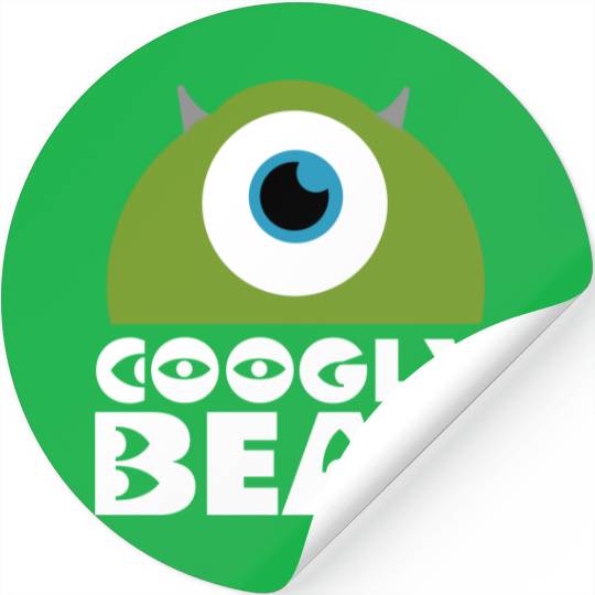 Googly Bear and Schmoopsie Poo Couple Sticker - Monsters Inc Inspired Matching Stickers - Disney Anniversary Sticker