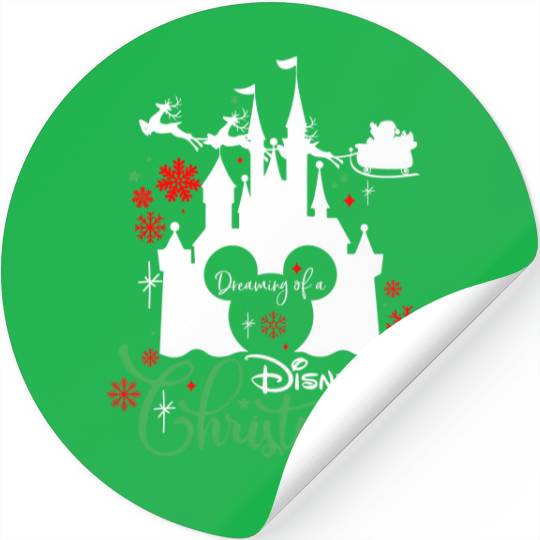 Disney Christmas Mickey's Party Disneyland Christmas Family Matching Custom Stickers