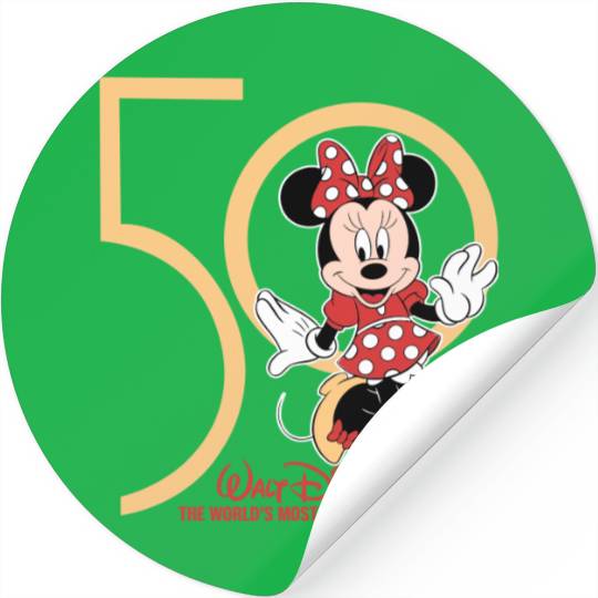 Disney 50th Anniversary Couple Custom Stickers