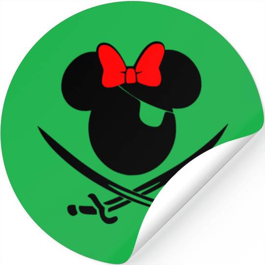 Disney Cruise Mickey Pirate Matching Stickers