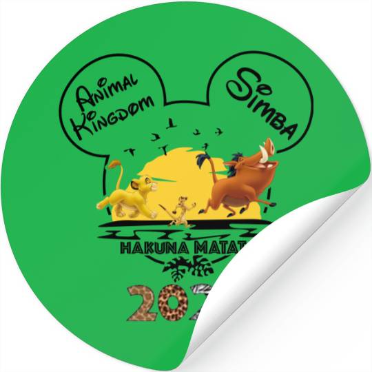 Personalised Animal Kingdom Stickers, Disney Hakuna Matata, Disney Lion King Sticker, Custom Disney Vacation Stickers, Disney Family Stickers