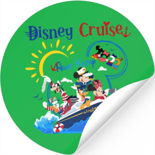 Disney Cruise 2022 Sticker, Mickey And Friends Cruise Sticker, Disney Family Summer Stickers