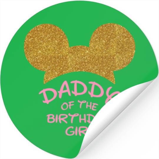 Minnie Mouse Birthday Stickers, Disney Family Matching Sticker, Custom Minnie Mouse Birthday Sticker