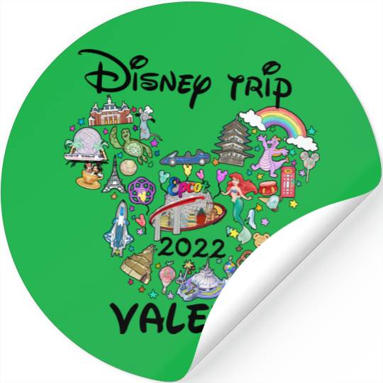 Disney Epcot Stickers, Custom Disney Family Stickers, Family Vacation 2022 Stickers, Disneyworld Family Stickers