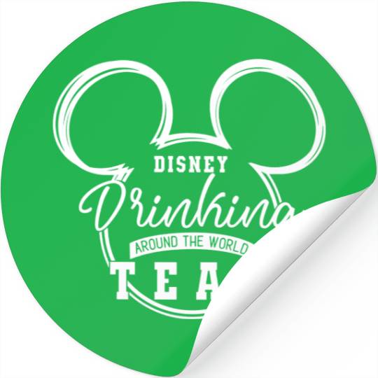 Disney Drinking Around the World Team Stickers, Epcot Food and Wine Stickers, Disney Drinking Custom Stickers