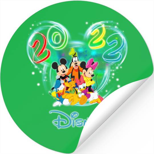 Disneyworld Stickers, Disneyland Stickers, Family vacation Stickers Disney characters Sticker