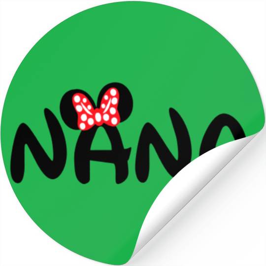 Disney NANA PAPA Mickey Mouse Minnie Mouse Stickers,