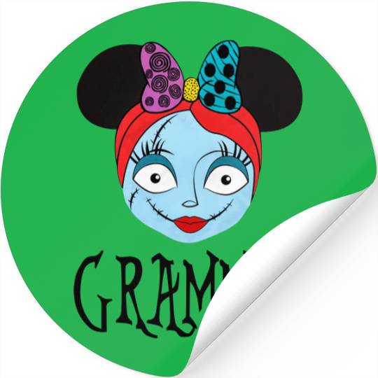 Disney Couple Jack and Sally Halloween Stickers, Disney The Nightmare Before Christmas Stickers