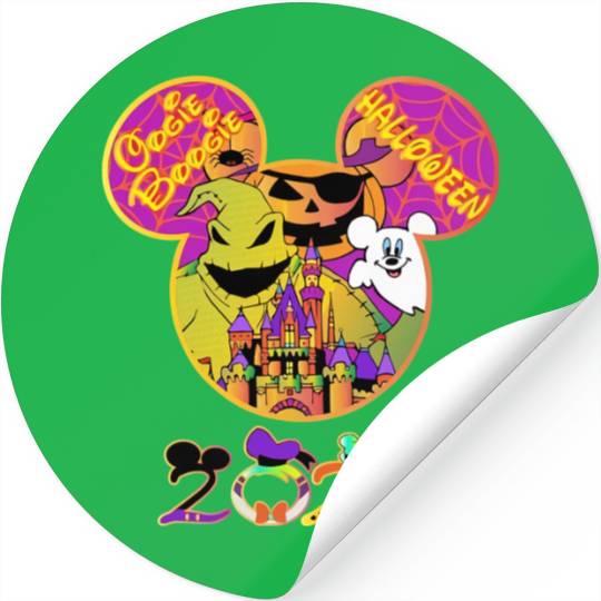 Oogie Boogie Bash Halloween Disneyland Stickers