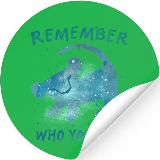 Disney The Lion King Simba Remember Who You Are Splatter Stickers