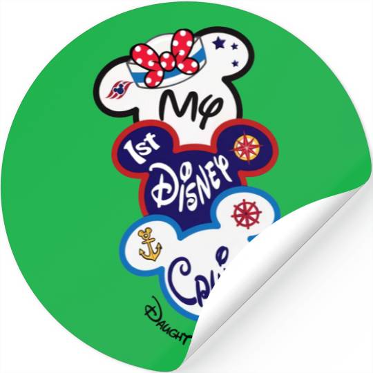 My 1st Disney Cruise Sticker, First Disney trip Sticker, Disney Cruise Family Stickers