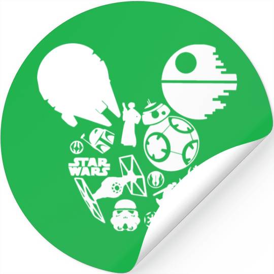 Star wars couples gift | Disney S.t.a.r W.a.r.s Couple Stickers| Disney Couple Stickers/Disney Mooners Stickers