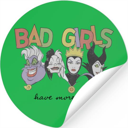 Princess Villains Bad Girls Stickers, Disney Princess Stickers, Villain Stickers, Evil Friends Stickers, Disney Matching Stickers, Disney Family Stickers