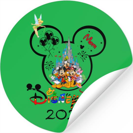 Disney Trip 2022 Stickers, Personalized Disney Matching Family Vacation Sticker