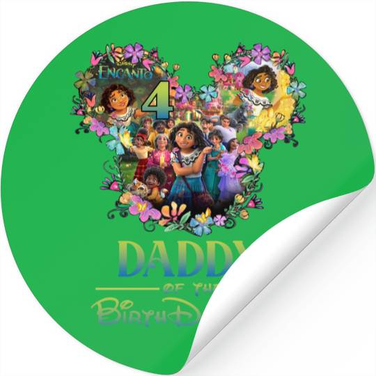 Disney Encanto Birthday Family Matching Stickers Disney Birthday Squad 2022