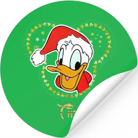 Personalize Disney Christmas Matching Family Stickers