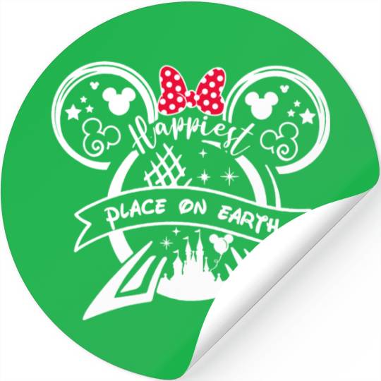 Happiest Place On Earth Stickers, Disney Epcot Stickers, Disneyworld Stickers Family, Disney Vacation Stickers