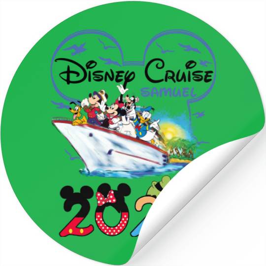 Discover Disney Cruise, Personalized Stickers, Disney Trip 2022 Stickers