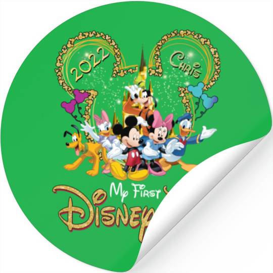 Custom Disney Family Vacation Sticker, First Disney Trip Sticker, Disney Vacation 2022 Sticker, Family Trip Matching Sticker, Magic Kingdom Stickers