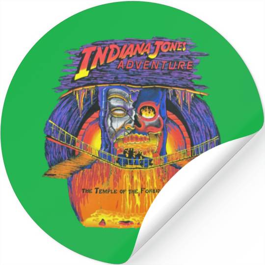 Indiana Jones Adventure Ride - Disneyland - Stickers