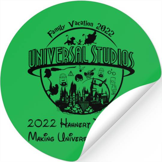Universal Studios Family Stickers, Family Universal Disney 2022 Stickers, Group Family Stickers, Universal Studios Stickers, Disney vacation