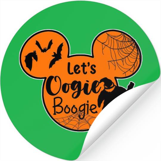 Disney Oogie Boogie, Let's Oogie Boogie Halloween Stickers