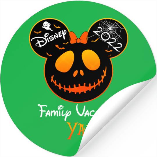 Discover Disney Not So Scary Halloween Stickers, Disney Halloween Family Stickers