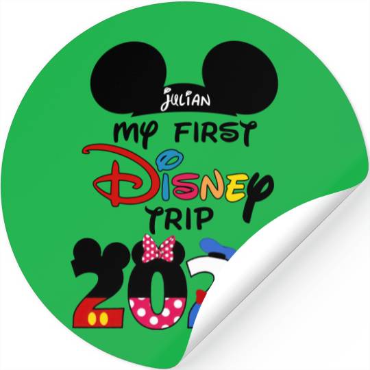 My 1st Disney trip, Disney Stickers, First Disney Trip Stickers, Disney Vacation Sticker, Family Matching Disney Stickers, My first Disney trip