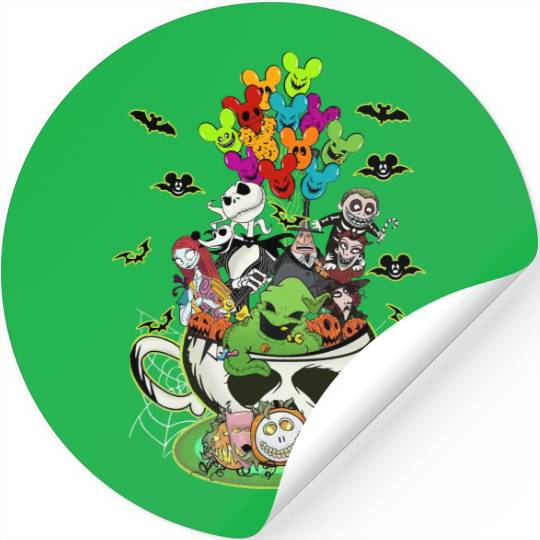 Disney Halloween Stickers, Nightmare Before Christmas Stickers