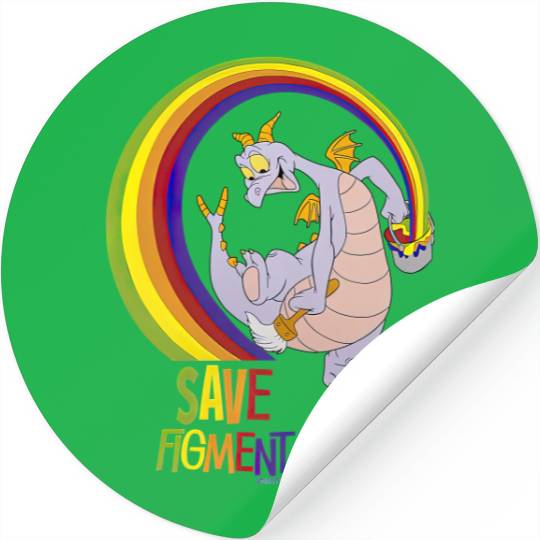 Save Figment - Journey Into Imagination at Epcot - WDWNT.com - Disney - Stickers