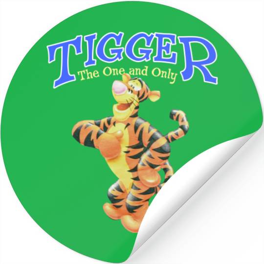 Vintage 1990s Tigger Disney Store Graphic Stickers