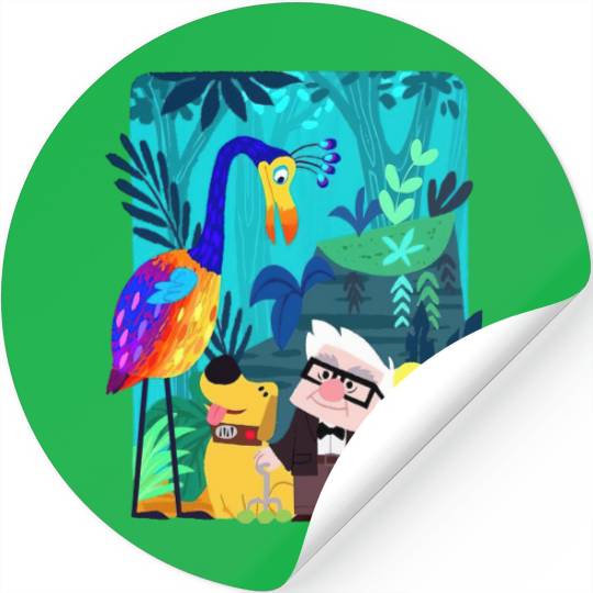 Disney and Pixars Up Carl Russell Dug Kevin Paradise Falls Stickers
