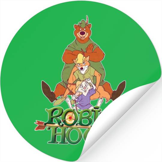 Disney Robin Hood Comfort Colors Stickers, Robin Hood Stickers