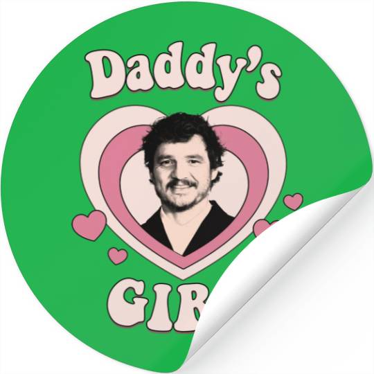 Pedro Pascal Stickers, Daddys Girl Stickers