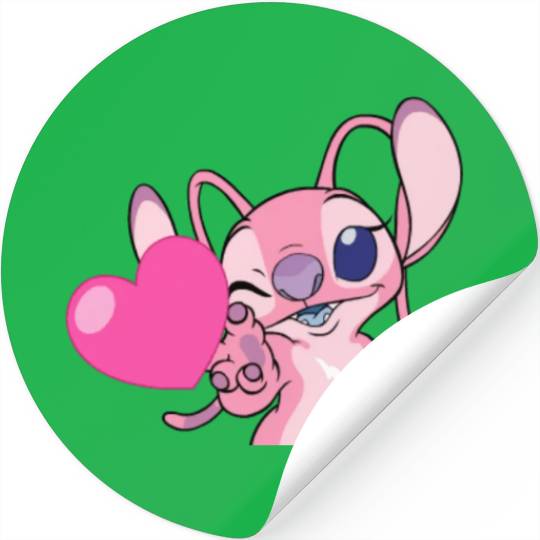 Angel Stickers, Angel Valentine Stickers, Disney Stickers, Stitch And Angel
