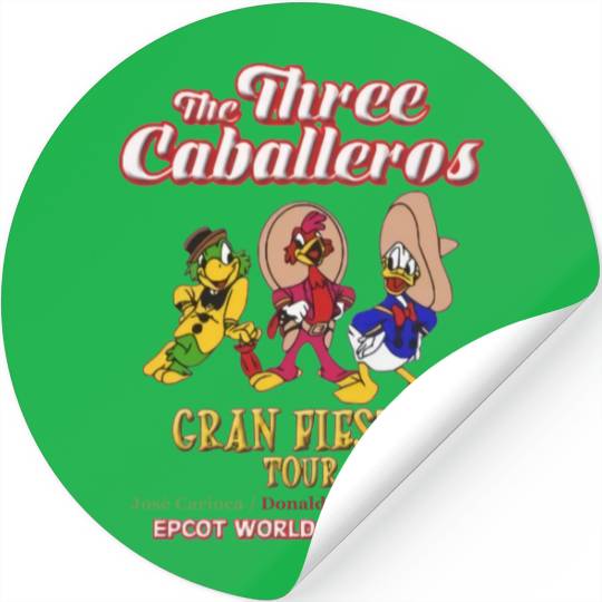 The Three Caballeros - Disney Inspired - Donald Duck - Epcot Stickers