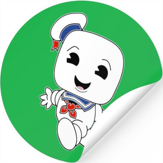 Mini Puft Youth Stay Puft Marshmellow Stickers